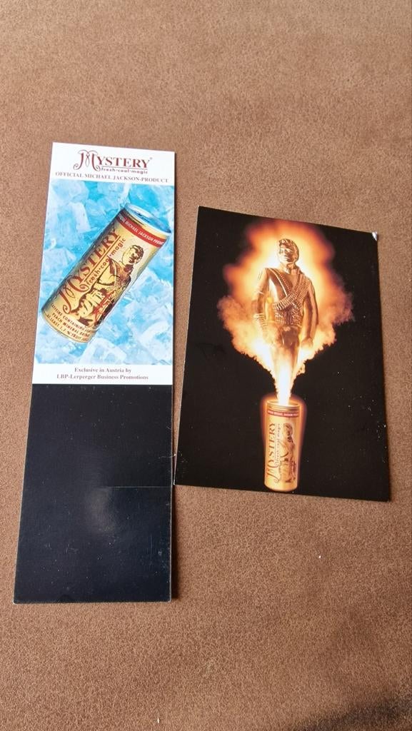 MJ promo kaart voor Mystery drink, Verzenden