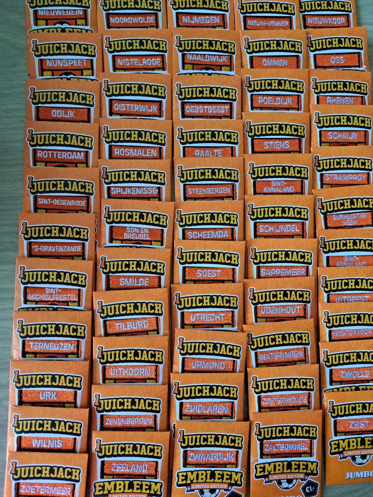 jumbo stad en plaats emblemen  ruilen voor zie onder, Ophalen of Verzenden, Winkel, Super of Benzinepomp, Zegels, Bonnen of Punten