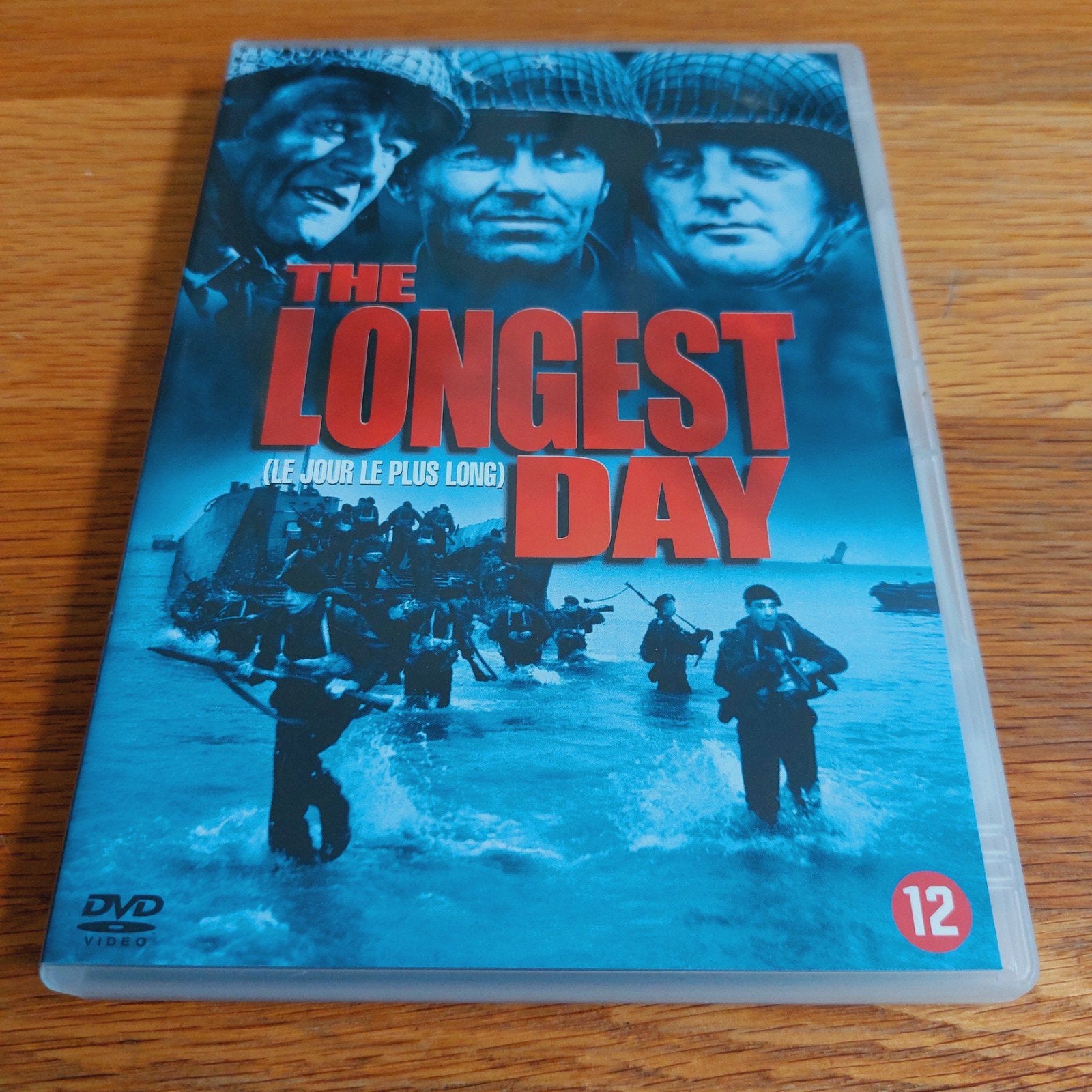 The Longest Day (Le Jour Le Plus Long) DVD - Oorlogsfilm, Nederlands, Ophalen of Verzenden, Zo goed als nieuw, Engels