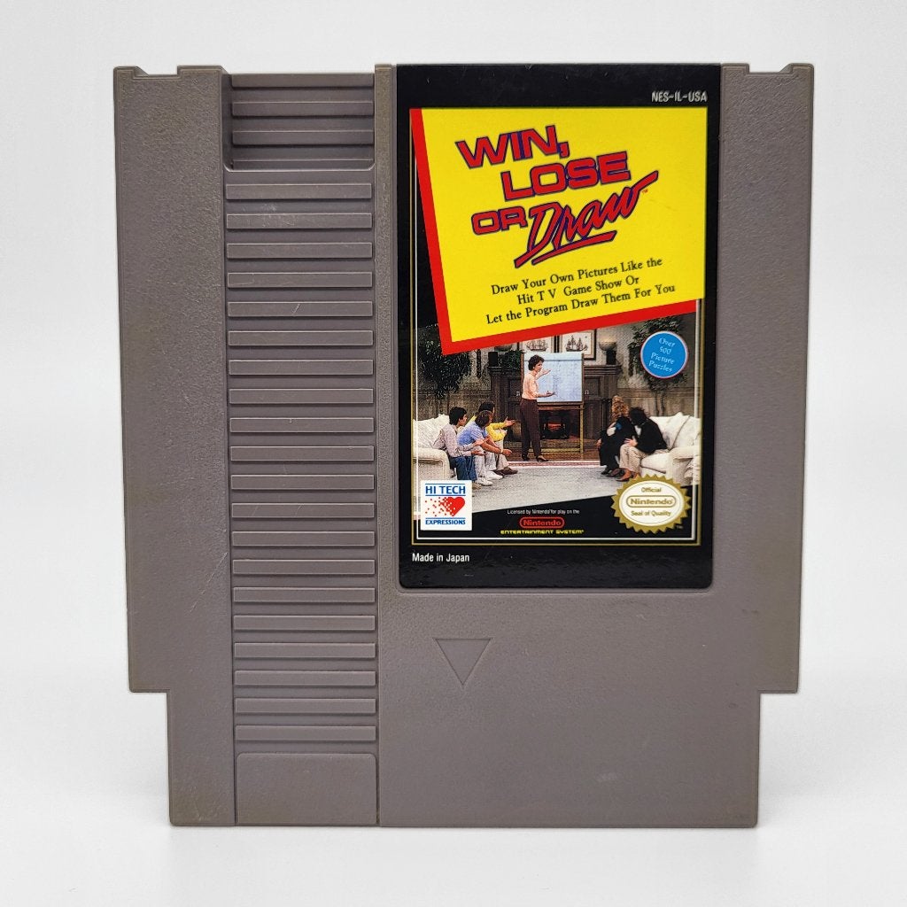 Win, Lose or Draw - Nintendo NES Cartridge - USA, Spelcomputers en Games, Games | Nintendo NES, Gebruikt, Verzenden, Overige genres