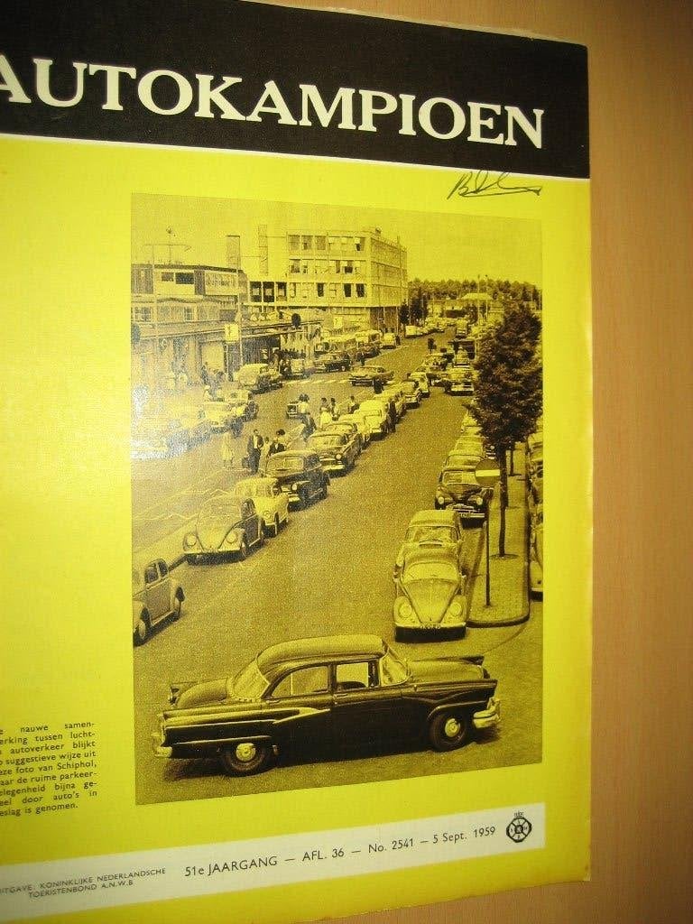 AK 1959 36 Ford Taunus 17M DKW 3=6 Junior ANWB WW plaquette, Ophalen, Zo goed als nieuw, Ford