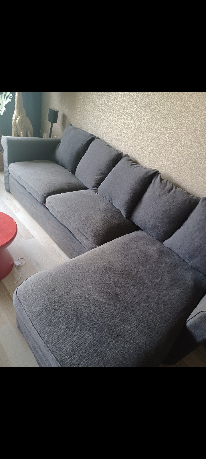 MOET ZSM WEG! IKEA GRÖNLID Hoekbank met chaise longue, Modern, Comfortabel, 250 tot 300 cm, Gebruikt, Ophalen of Verzenden