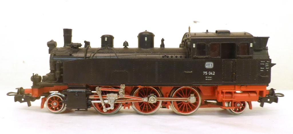 Märklin 3313 / Hamo 8313 stoomloc DB BR 75 AC / DC nieuw, Locomotief, Gelijkstroom of Wisselstroom, Nieuw, Ophalen of Verzenden