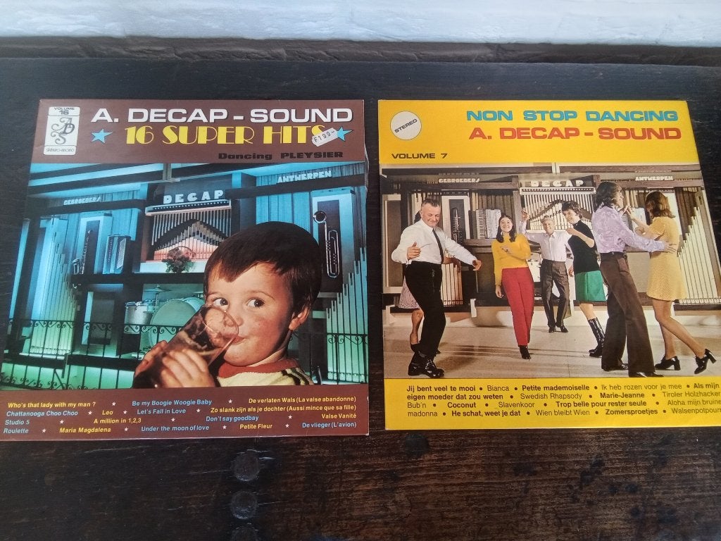 Decap dansorgel lp's, Ophalen of Verzenden