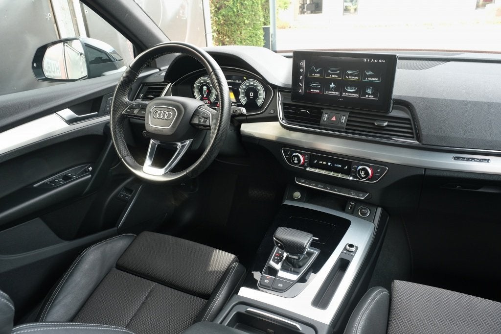Audi Q5 Sportback 50 TFSI e S-Line Comp. (bj 2022), Auto's, Audi, Automaat, Gebruikt, 4 cilinders, Leder en Stof