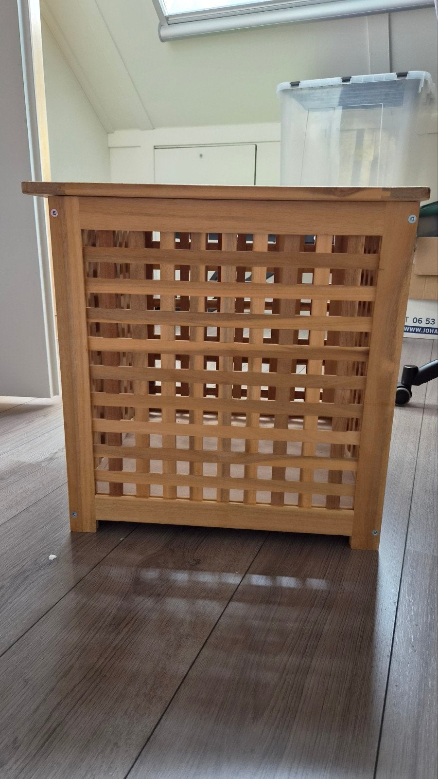 Houten opbergtafel ikea, Ophalen, Gebruikt, 1 of 2 laden, 50 tot 100 cm