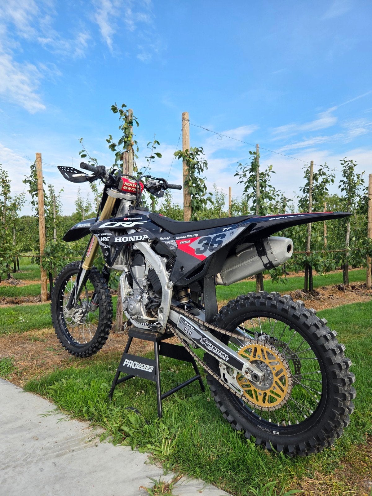 Honda CRF 450 crossmotor 250 125 sxf rmz yzf, 6 versnellingen, Honda, Zo goed als nieuw, Ophalen