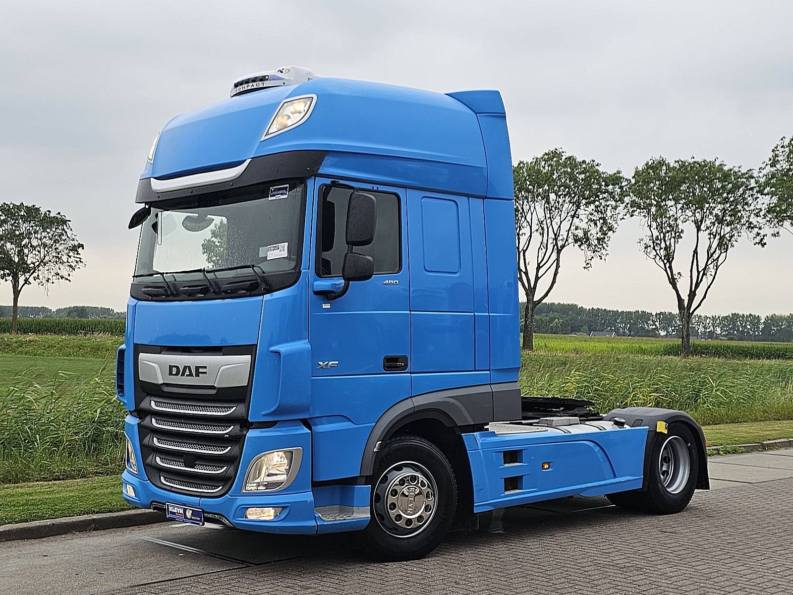 DAF XF 480, Automaat, Euro 6, Blauw, Bedrijf