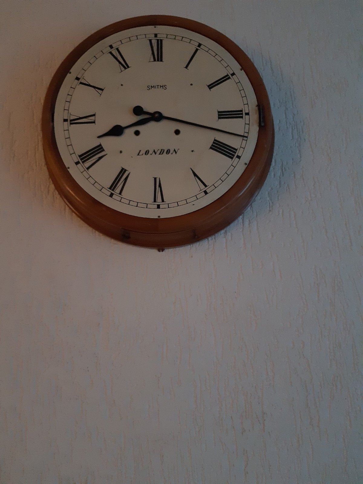 Vintage Smiths London wandklok, Antiek en Kunst, Ophalen of Verzenden