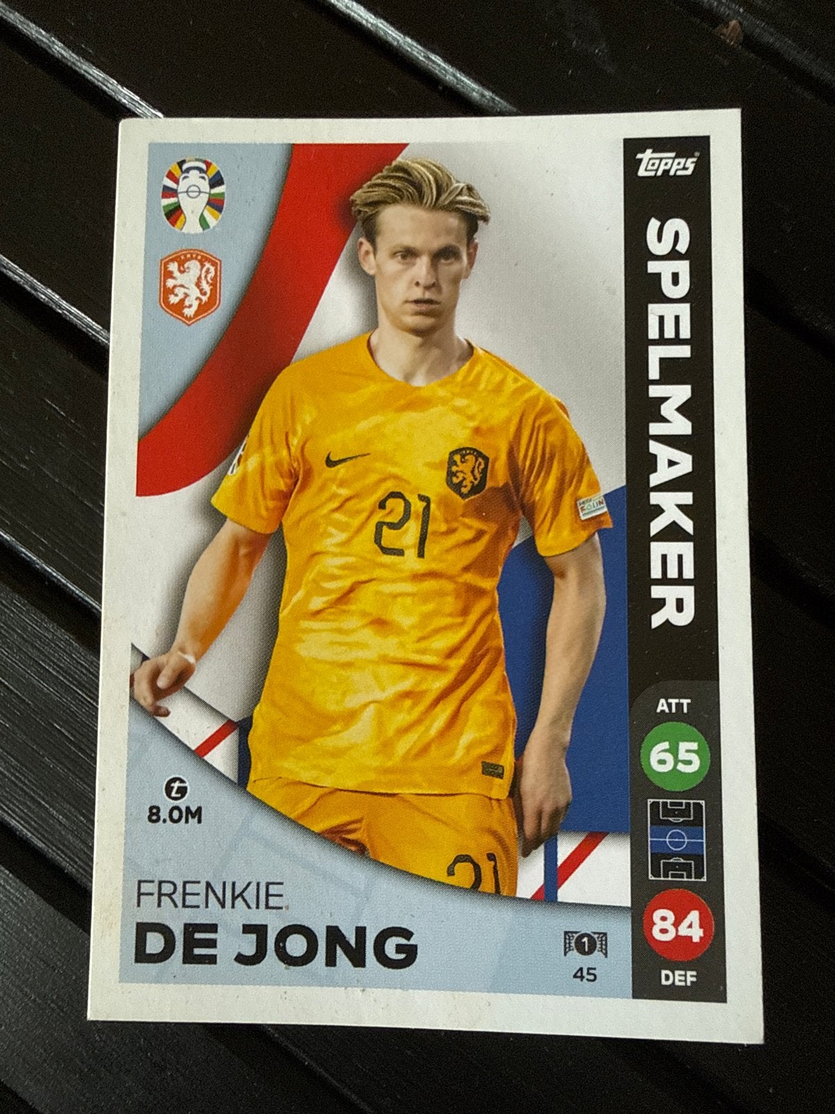 Frenkie de Jong Topps Spelmaker Voetbalkaart, Verzamelen, Ophalen of Verzenden, Zo goed als nieuw, Overige binnenlandse clubs
