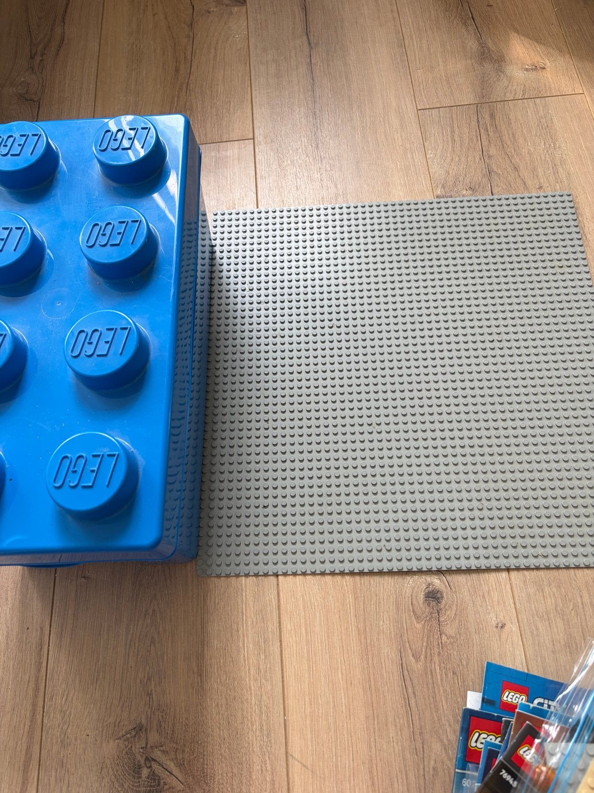 LEGO met opbergbox, grondplaat en boekjes, Kinderen en Baby's, Speelgoed | Duplo en Lego, Gebruikt, Overige thema's, Lego, Ophalen of Verzenden