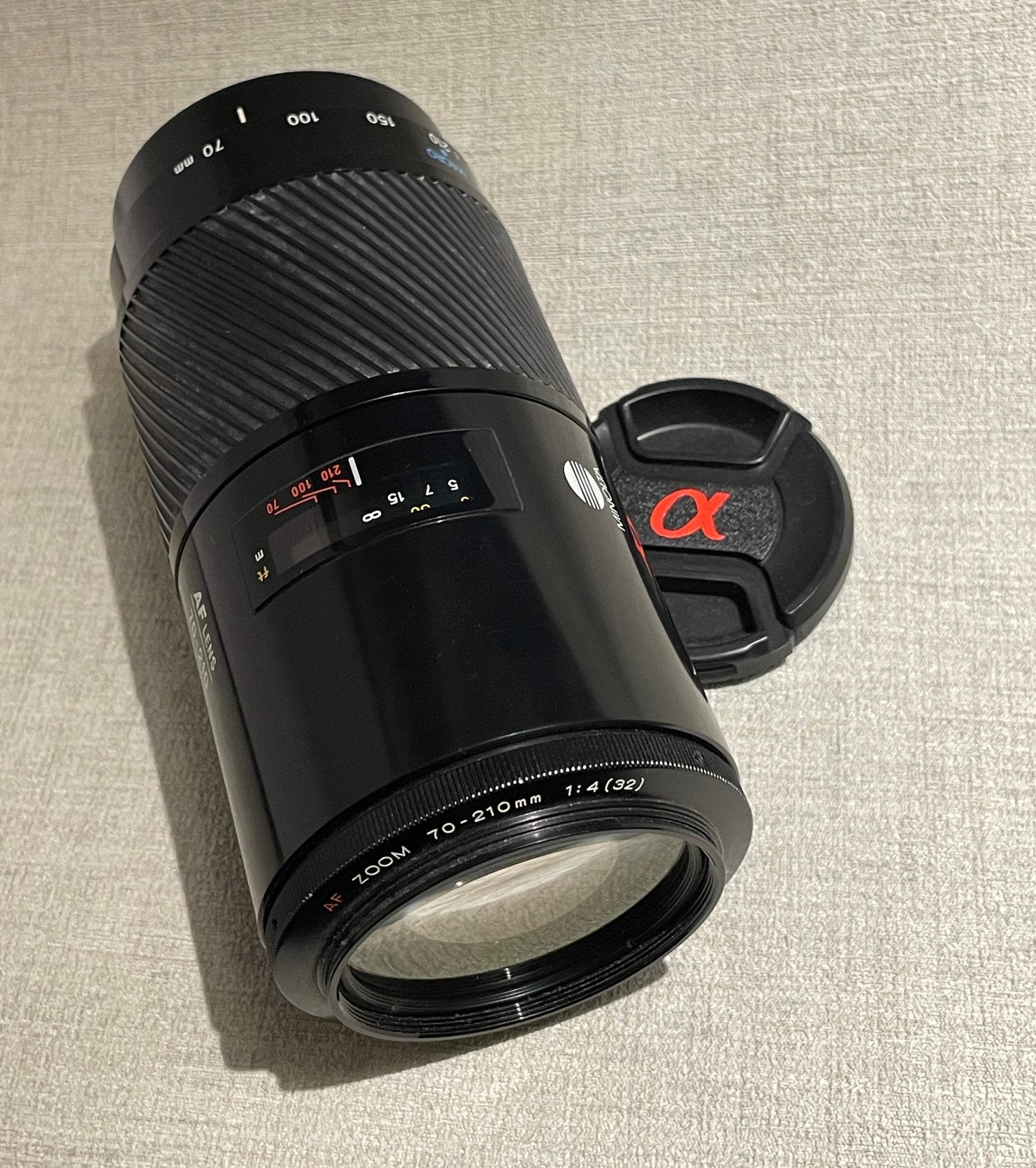Minolta 70-210 f4, Ophalen, Overige typen, Zo goed als nieuw, Zoom