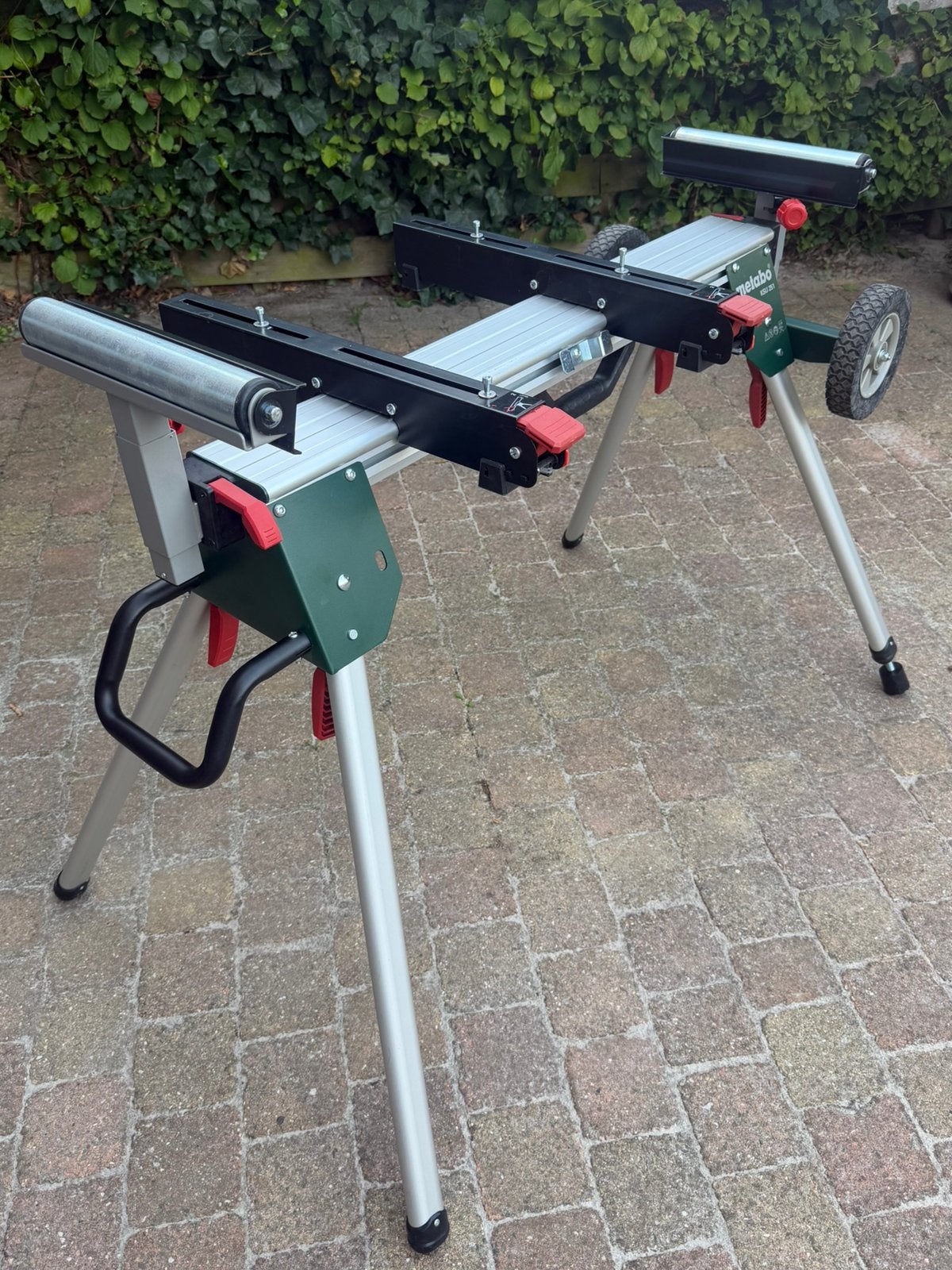 Metabo KSU 251 onderstel voor afkortzaag, Ophalen, Gebruikt