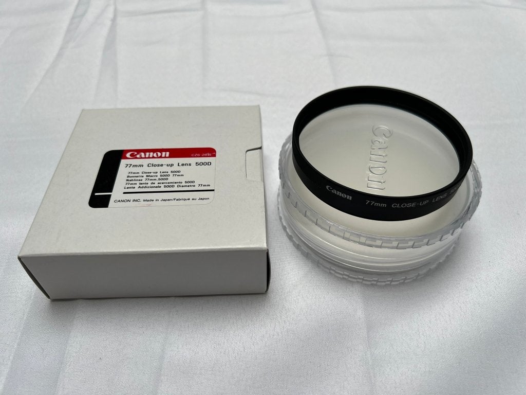 Canon 77mm Close-Up Lens 500D, Audio, Tv en Foto, Fotografie | Lenzen en Objectieven, Canon, Ophalen of Verzenden, Macrofunctie