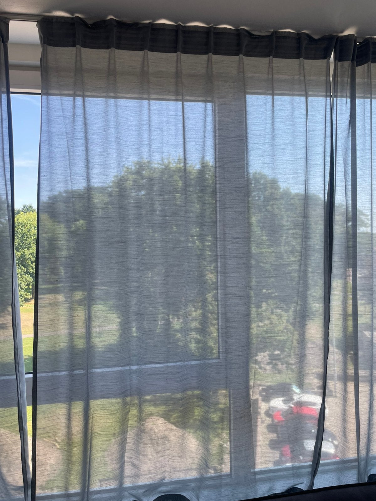 4x Grijze gordijnen IKEA, Ophalen, 193 cm, 145 cm, Gordijn