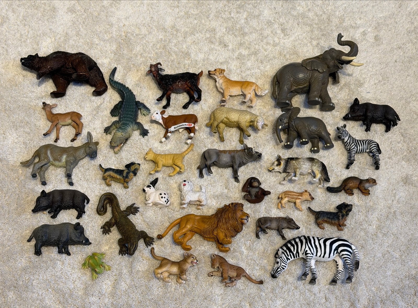 Grote Schleich Dierenverzameling - Diverse Soorten, Ophalen of Verzenden, Gebruikt, Overige soorten, Beeldje of Figuurtje