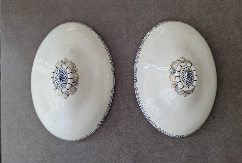 *Antiek Wedgwood & Sons Ltd - twee deksels museaal, Ophalen of Verzenden