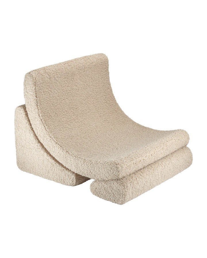 Zitzak Maanstoel Teddy Biscuit Wigiwama, Minder dan 50 cm, Fabrikant LLC Wigiwama, Rond, Nieuw