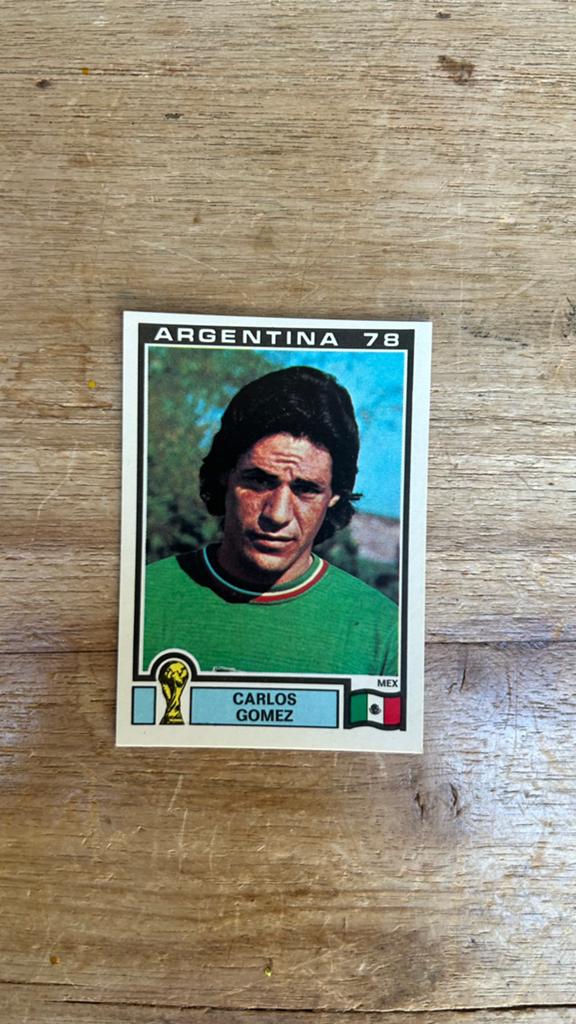 Panini Argentina 78 plaatje Carlos Gomez WK 78, Verzenden, Zo goed als nieuw, Sticker