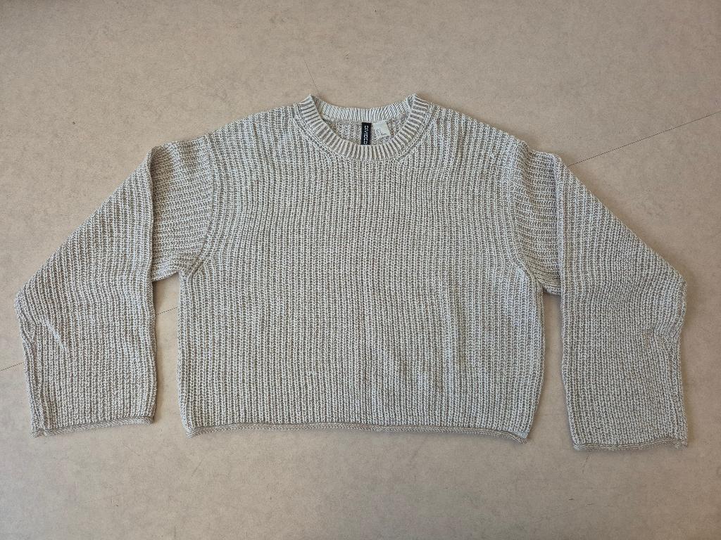 H&M Divided trui beige zand maat EU S, H&M, Beige, Ophalen of Verzenden, Zo goed als nieuw