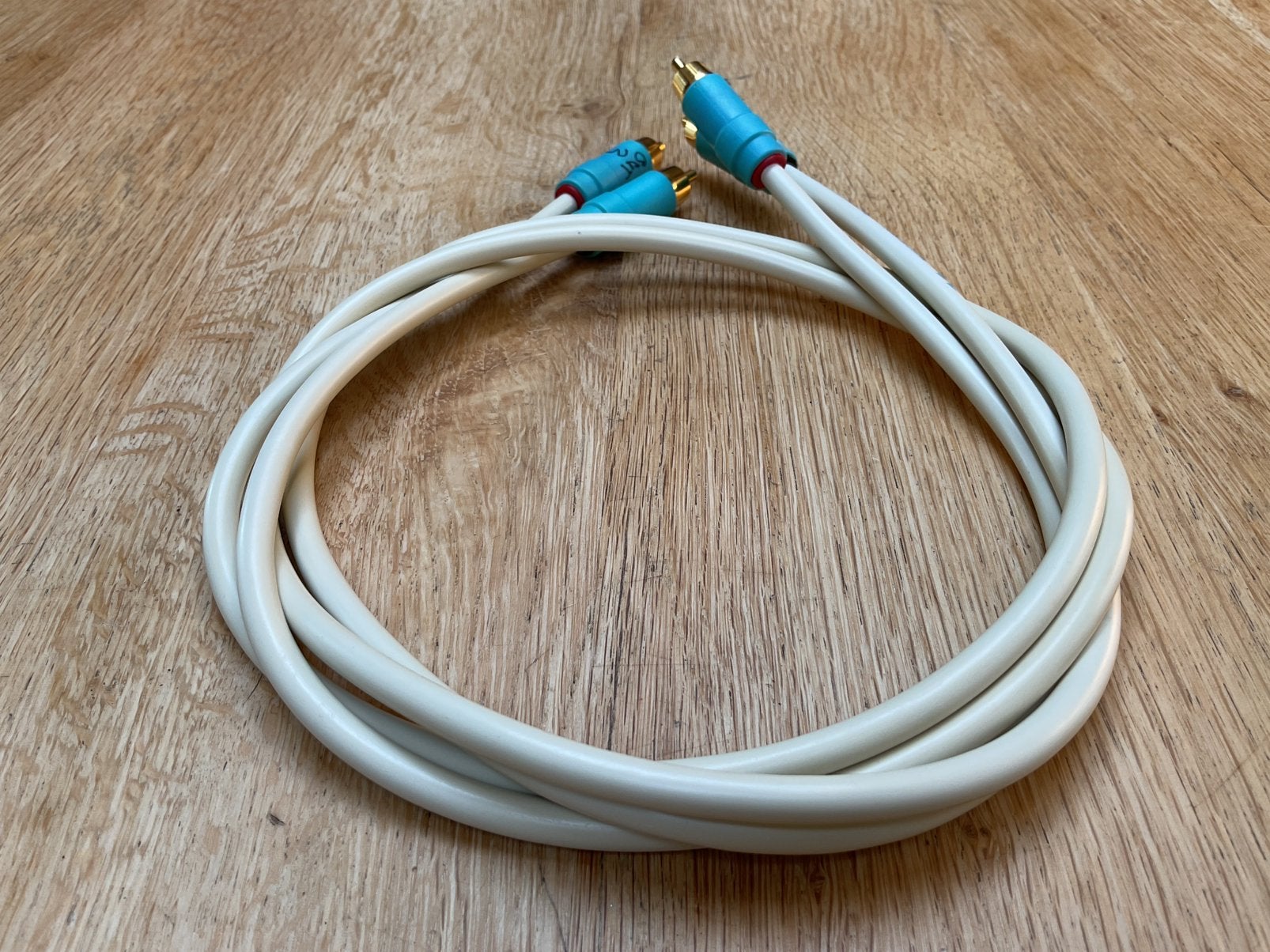 Chord C-line stereo rca interlink 100cm, Ophalen of Verzenden, Gebruikt, Minder dan 2 meter, Interlink-kabel