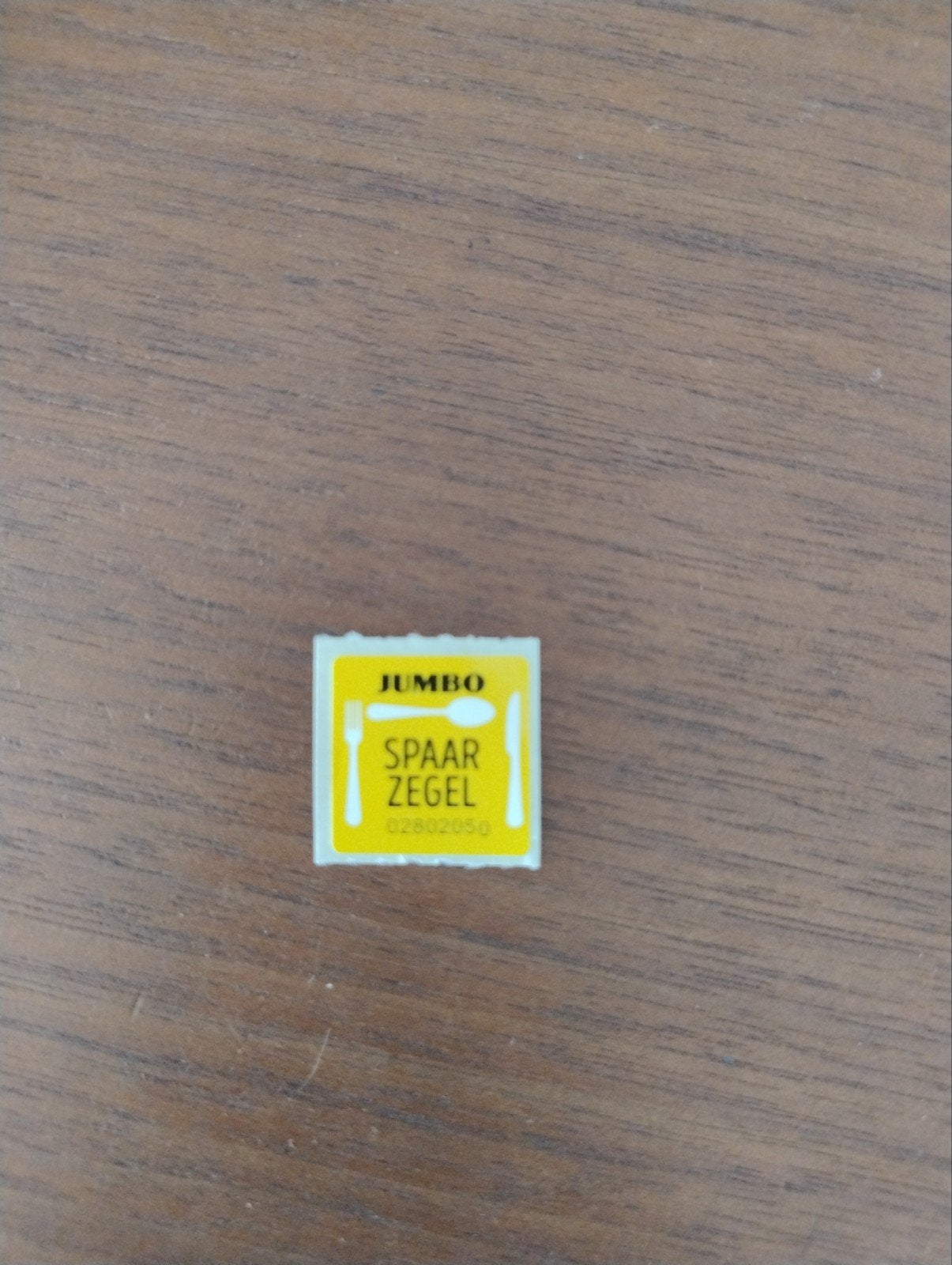 Jumbo bestek 7 digitale zegels, Ophalen, Winkel, Super of Benzinepomp, Zegels, Bonnen of Punten