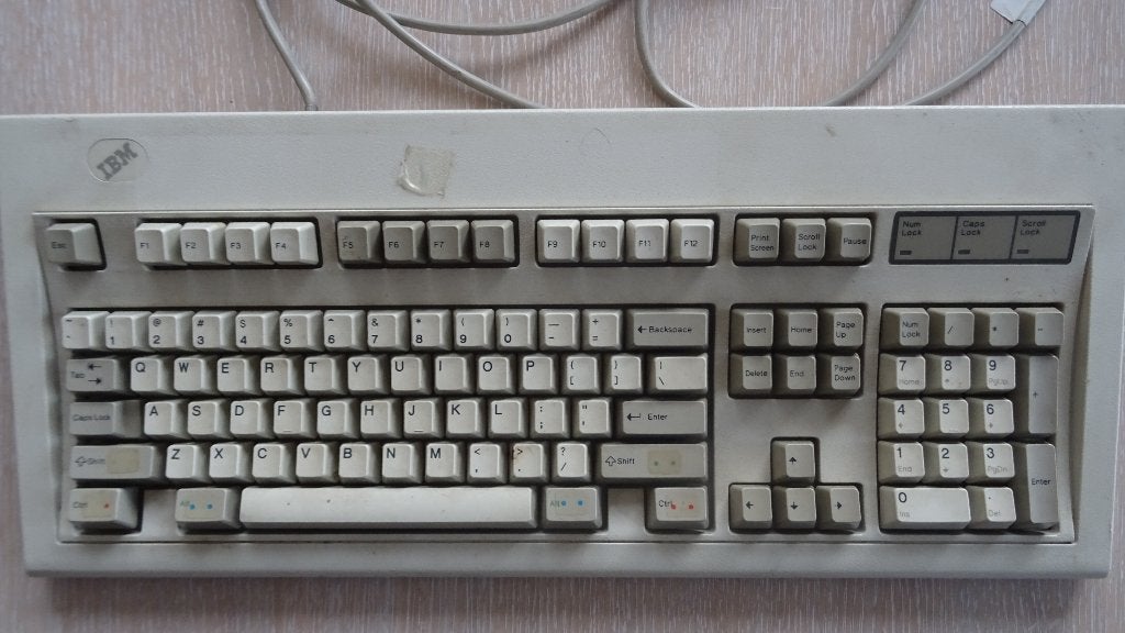 IBM Model M 1391401 toetsenbord (1990) – Made in USA, Gebruikt, Ophalen of Verzenden, Qwerty, IBM