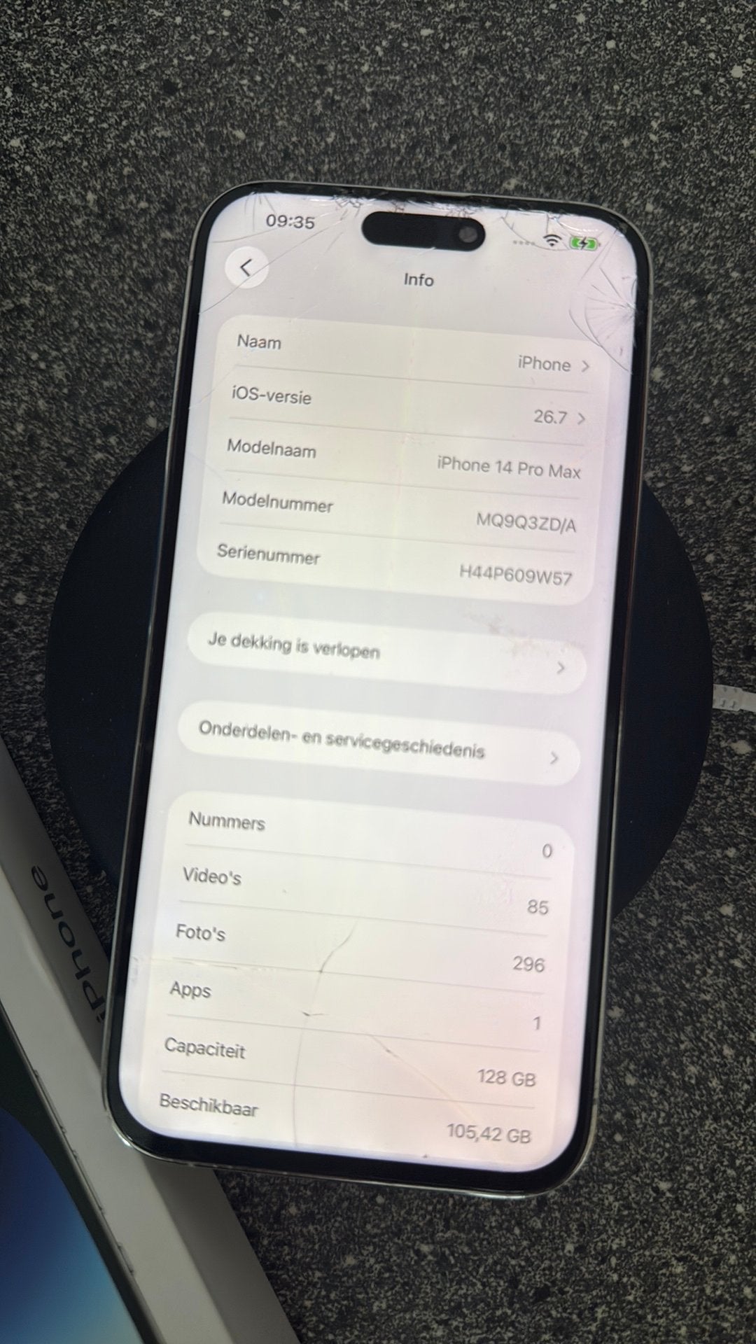 Foto 4 van iPhone 14 pro max 128 gb