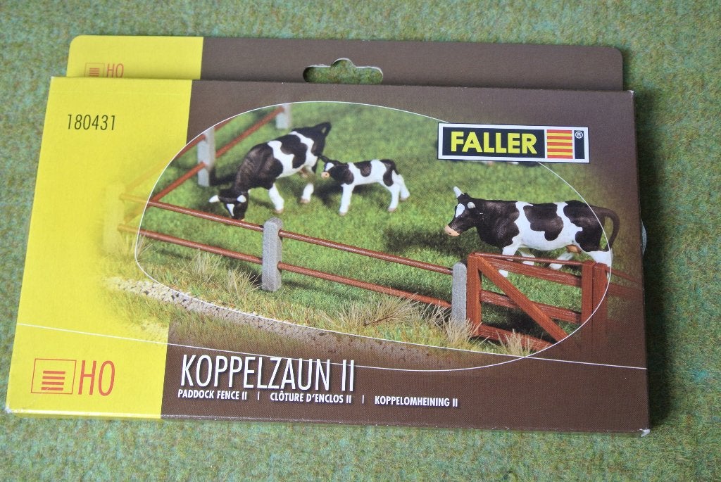 Faller 180431 Koppelomheining II, Overige merken, Gelijkstroom of Wisselstroom, Brug, Tunnel of Gebouw, Nieuw