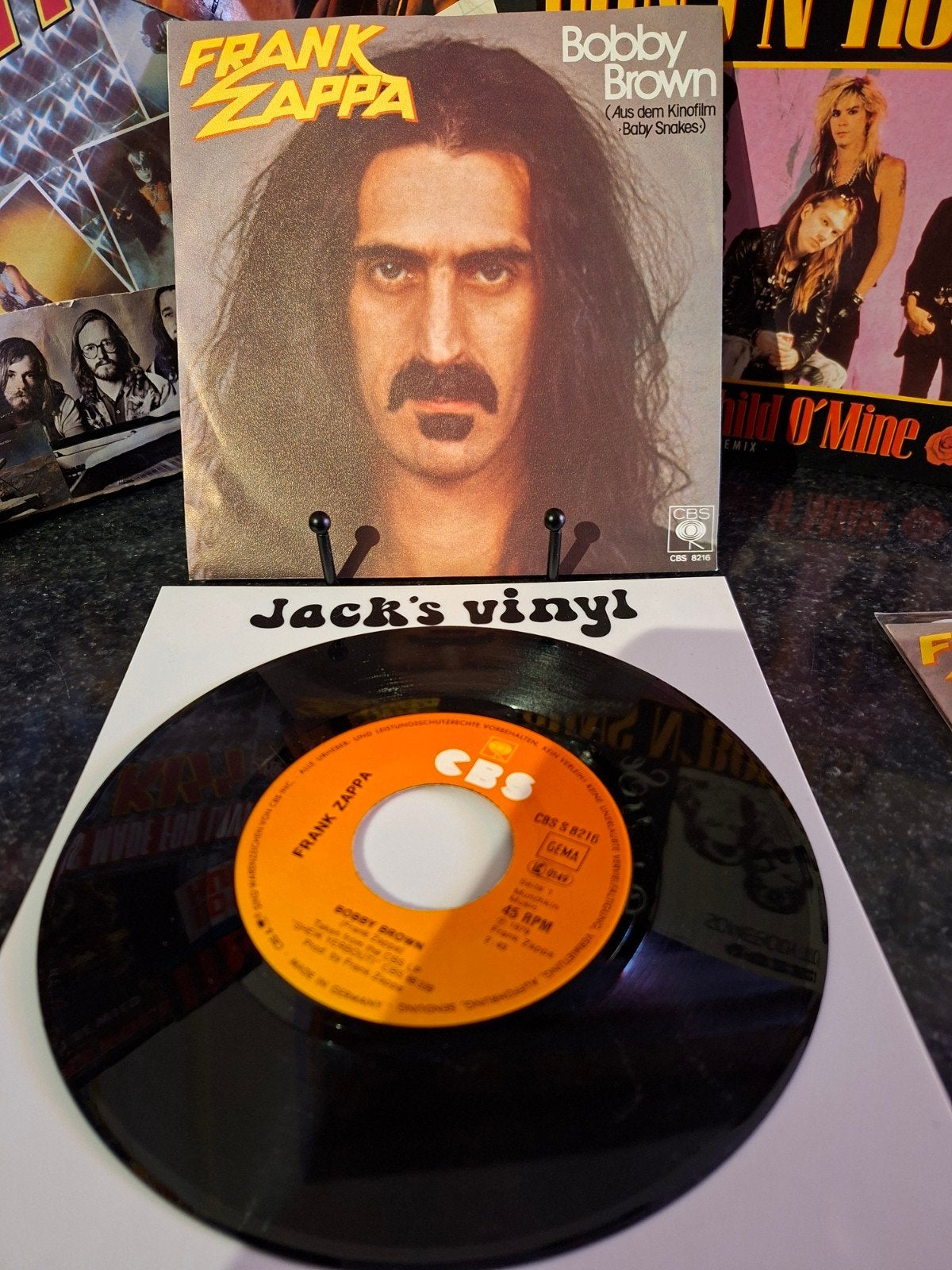 Frank Zappa - Bobby Brown (Single, 7 inch) 1979, 7 inch, Ophalen of Verzenden, Overige typen, Fotohoes