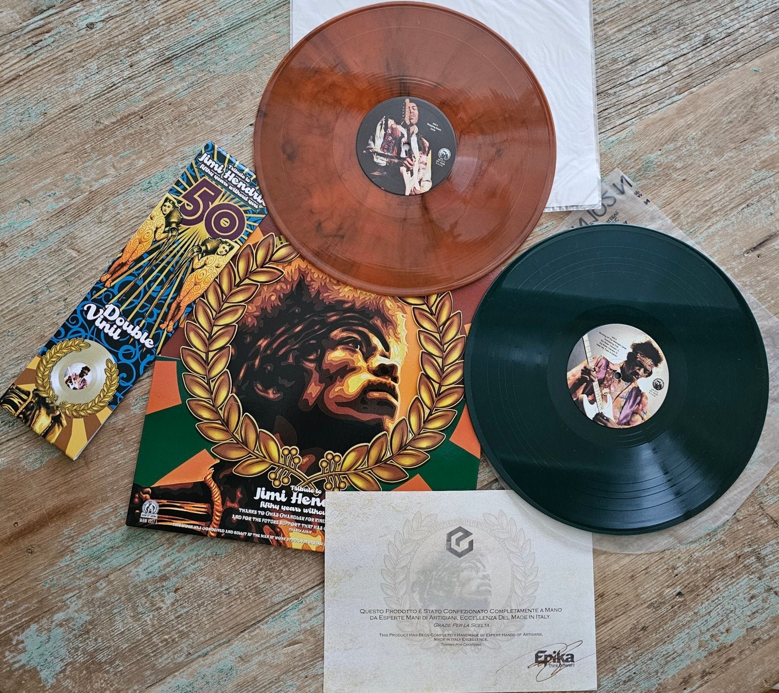 Jimi Hendrix Dubbel LP - Gekleurd Vinyl & Gimmick Hoes, Progressive, Ophalen of Verzenden, 12 inch, Nieuw in verpakking