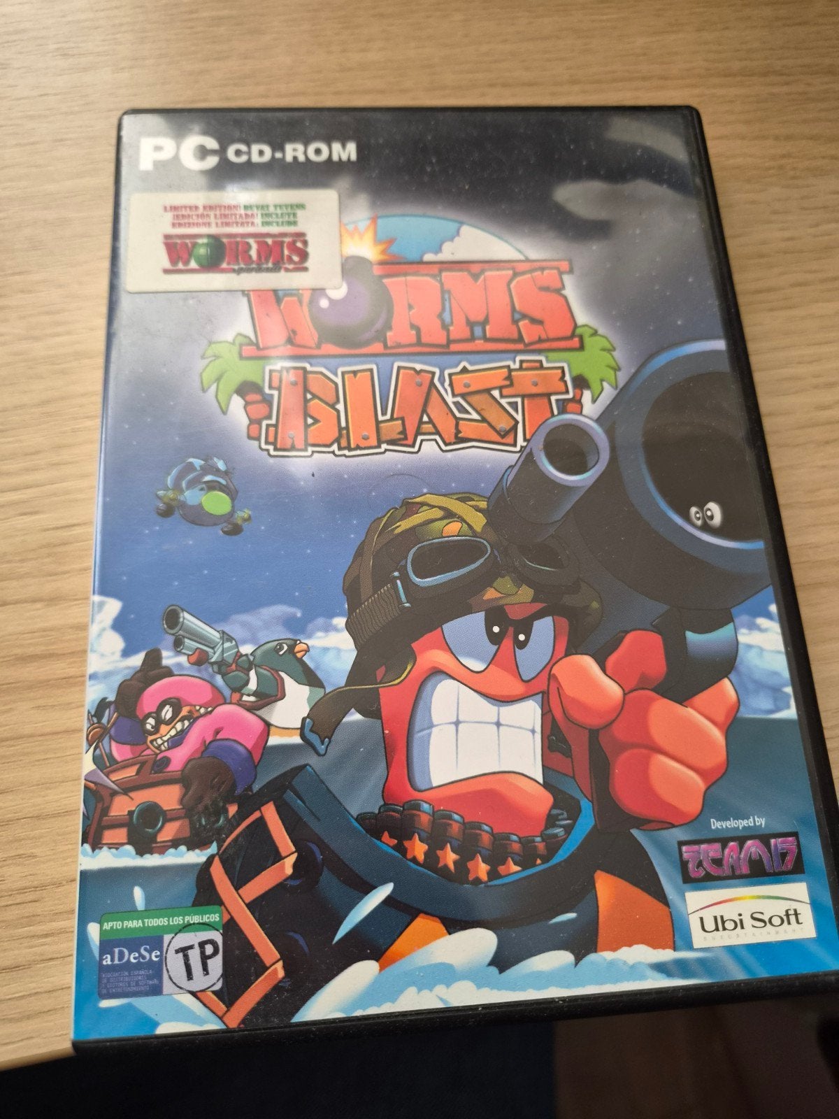 Worms Blast PC CD-ROM - Actie en Puzzel Game, Puzzel en Educatief, Gebruikt, 1 speler, Ophalen of Verzenden