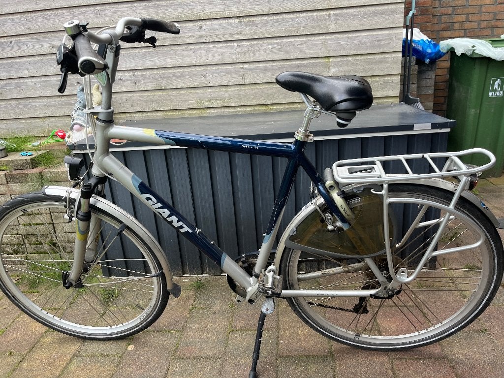 Fiets heren, Fietsen en Brommers, Ophalen, Gebruikt, Schijfrem, Giant