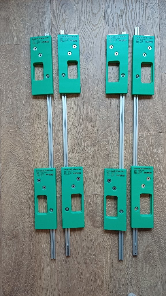 8-delige 247WOOD freesmallen: 859(l), 860(r), 863(l), 864(r), Nieuw, Ophalen of Verzenden, Bovenfrees, Elektrisch