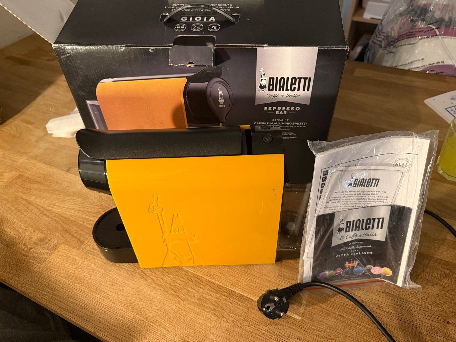 Bialetti Gioia Espresso Bar - Nieuw in doos, Ophalen of Verzenden, Nieuw, Espresso apparaat, Koffiepads en cups