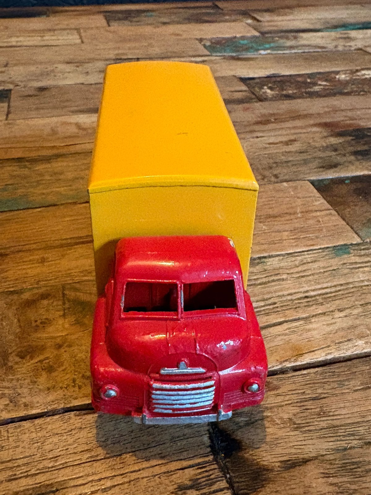 Dinky toys  923 Big Bedford Heinz fles deels gerestaureerd, Ophalen of Verzenden, Zo goed als nieuw, Bus of Vrachtwagen, Dinky Toys