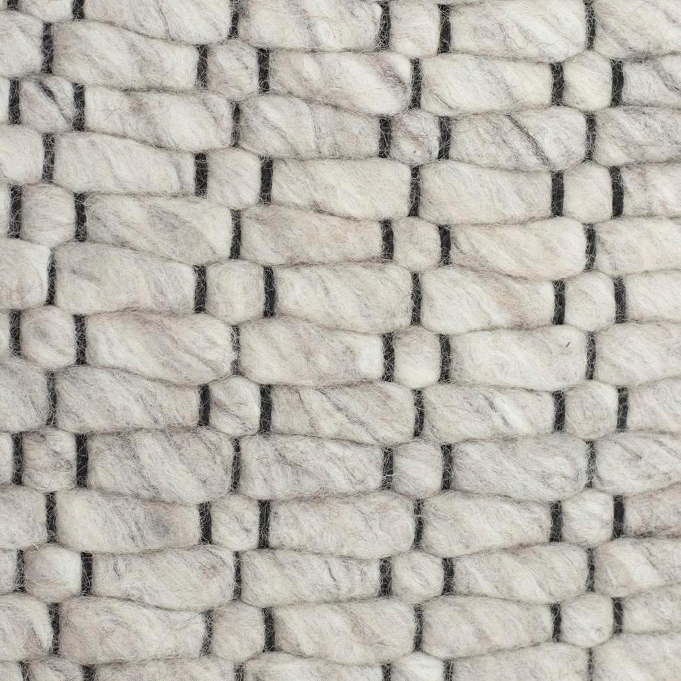 Vloerkleed / Karpet Brinker San Remo Light Grey 200x300cm, Handgeweven, Ophalen of Verzenden, 200 cm of meer, Grijs