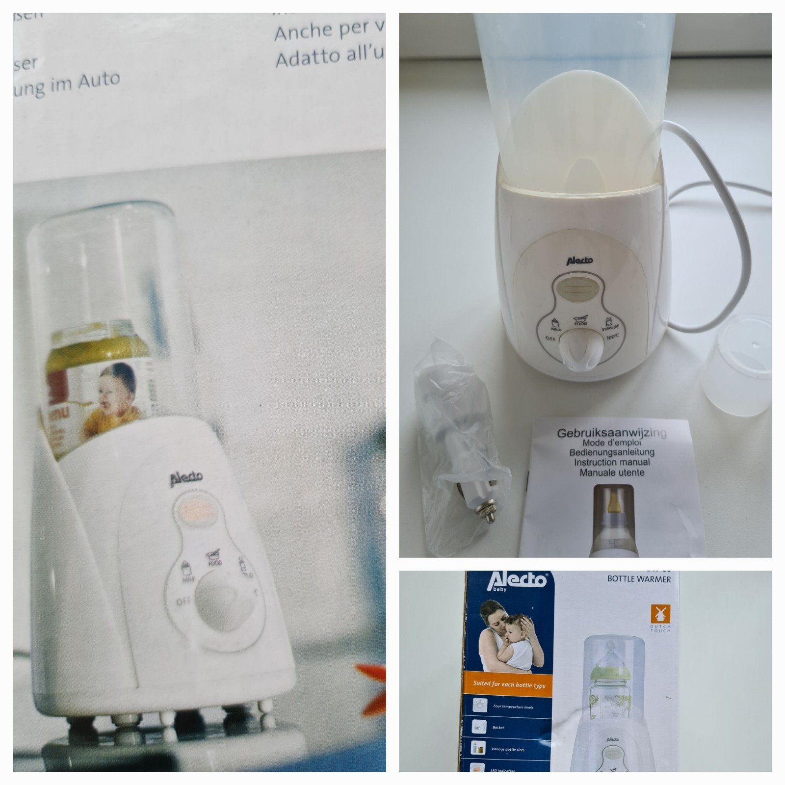 Nieuw in doos! 
Alecto BW-80 flessenverwarmer, Ophalen of Verzenden, Nieuw, Flessen- of potjesverwarmer