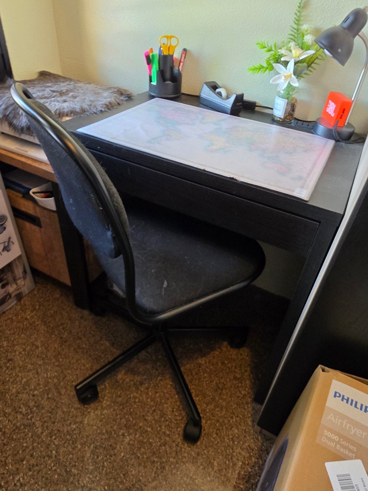 Bureau met bureau stoel, Huis en Inrichting, Bureaus, Ophalen