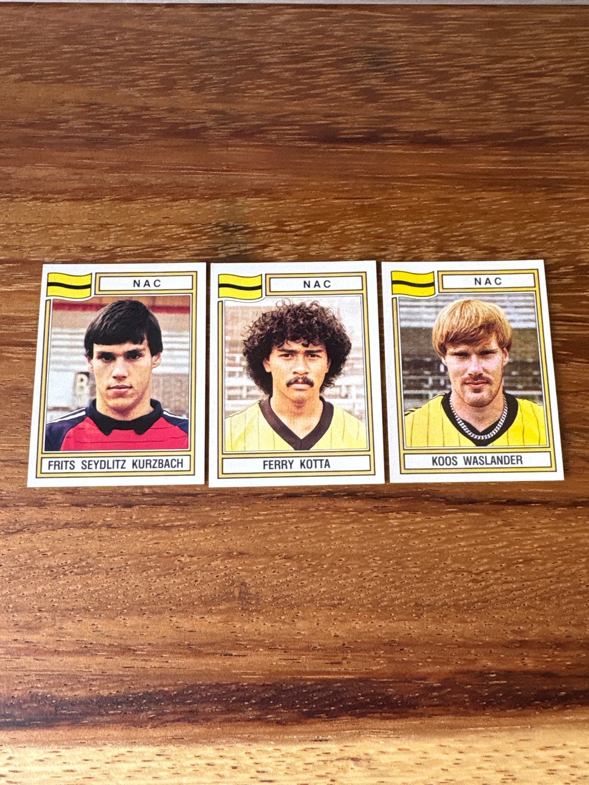 Panini Voetbal 1983 NAC Spelerskaarten, Ophalen of Verzenden, Zo goed als nieuw, Stickers en Plaatjes