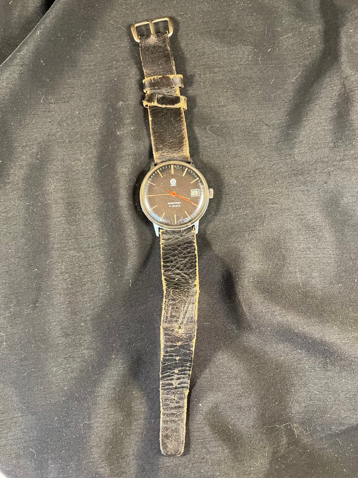Vintage horloge, Overige merken, Staal, Polshorloge, Ophalen of Verzenden