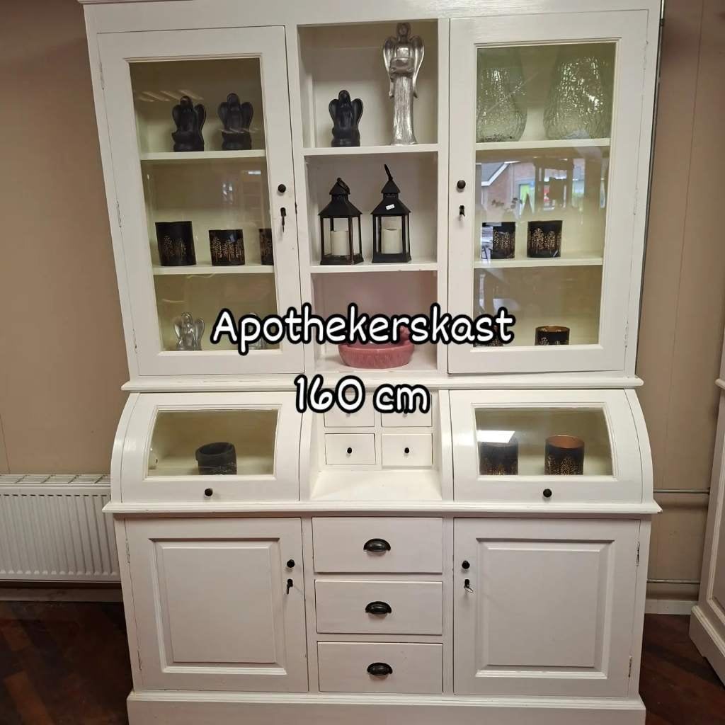 Landelijke apothekerskast, Ophalen, Gebruikt, 200 cm of meer, 150 tot 200 cm
