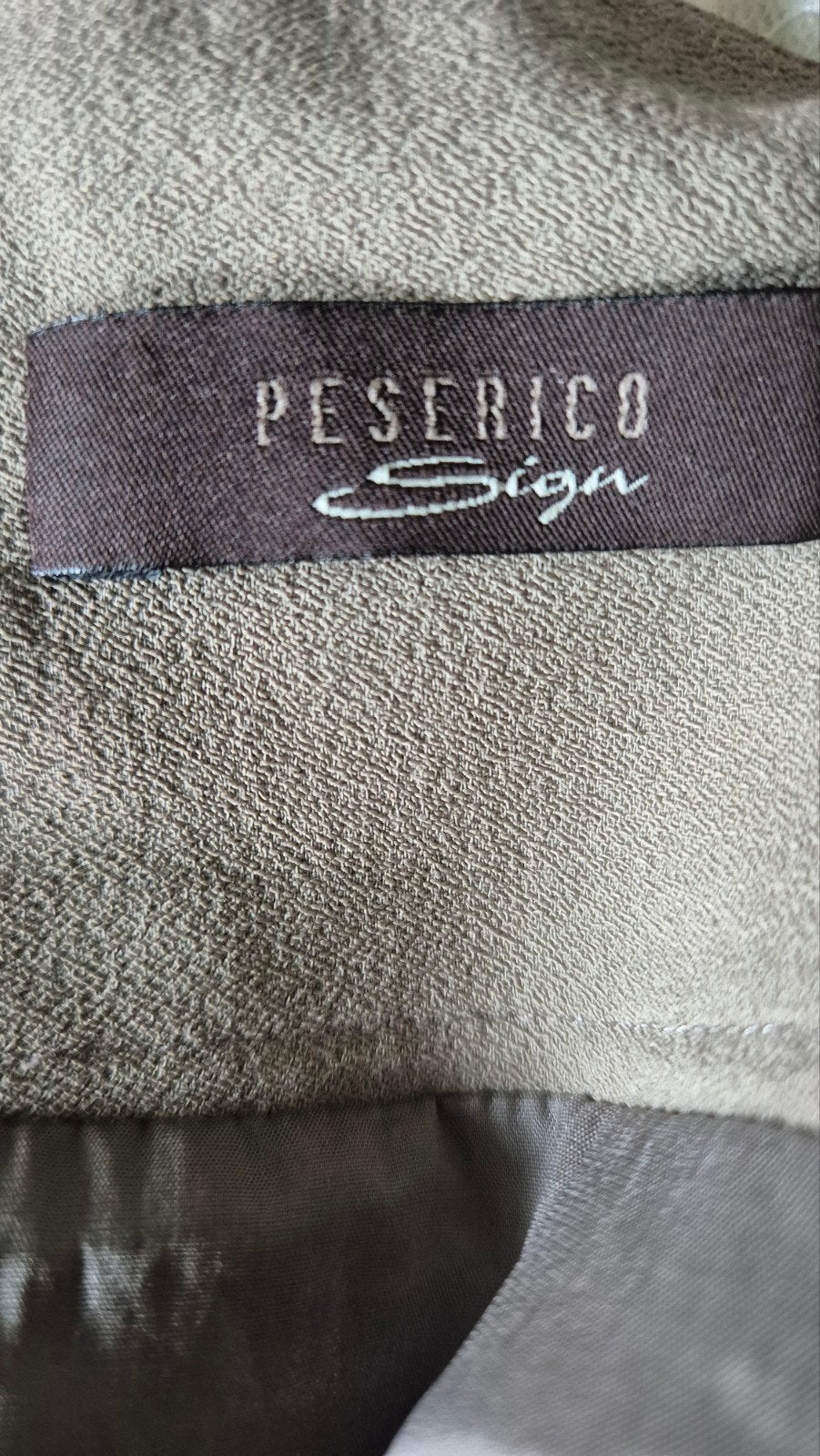 Peserico Sign Overslag Rok - Italiaanse Maat 44 / EU 40, Beige, Maat 42/44 (L), Ophalen of Verzenden, Gedragen