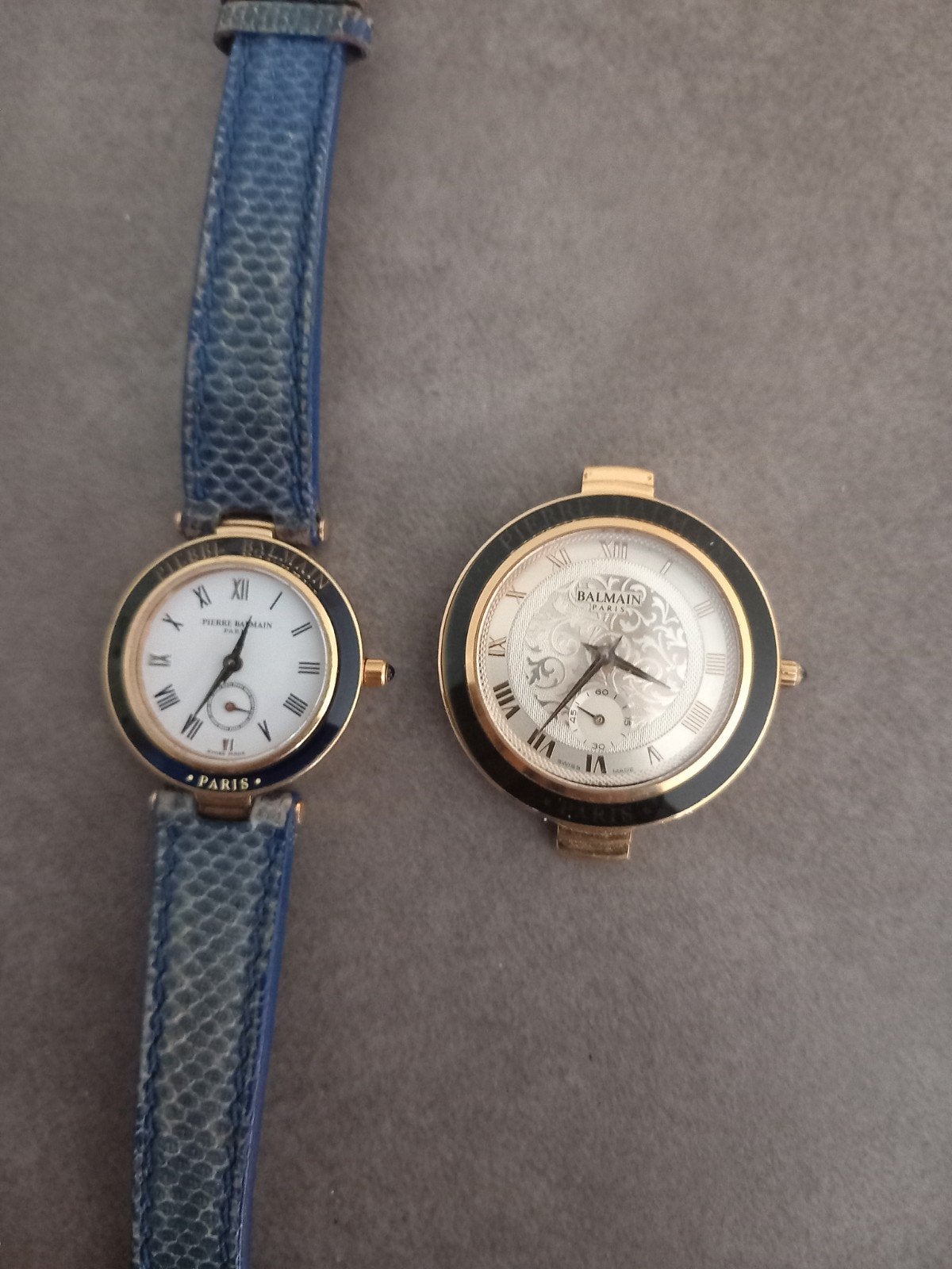 2 Balmain dames horloges- niet werkend- voor de hobbyist., Verzenden, Gebruikt, Overige merken