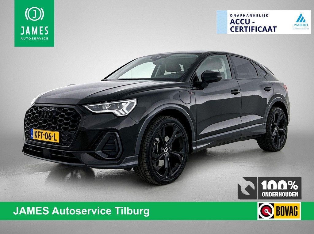Audi Q3 Sportback 45 TFSI e Plug-In Hybrid S Line BLACK-LINE, Auto's, 12 maanden, Gebruikt, Euro 6, Zwart