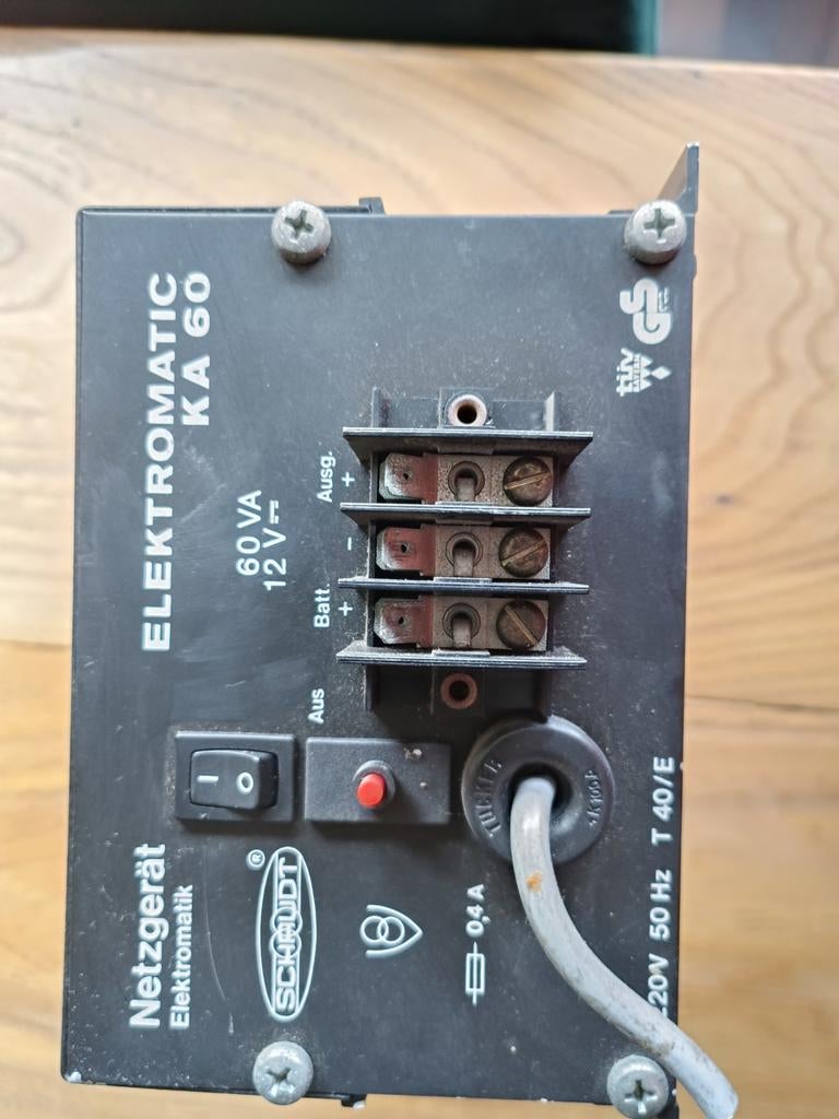 Elektromatic KA 60 Netvoeding / Transformator 12V 60VA, Ophalen of Verzenden, Gebruikt