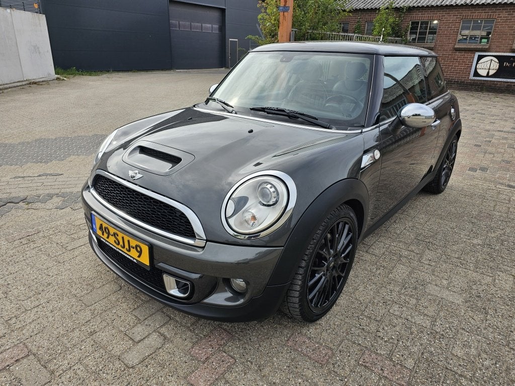 MINI 3-deurs 1.6 Cooper S 10yII Apk,Navi,Nap,LederAutomaat, Auto's, Mini, Euro 5, Gebruikt, Zwart, 4 cilinders