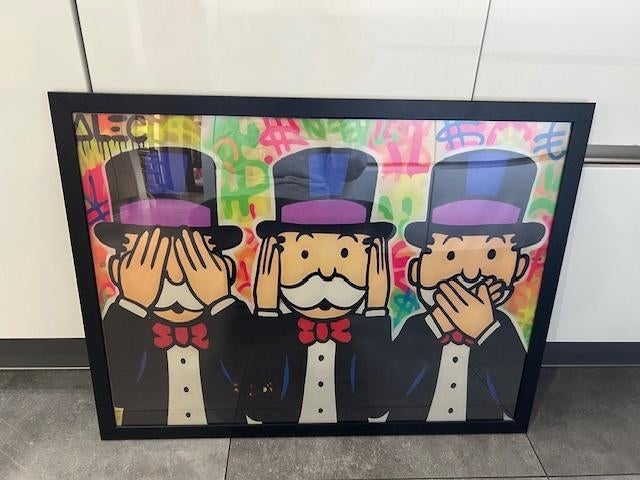Mooi groot schilderij, Ophalen