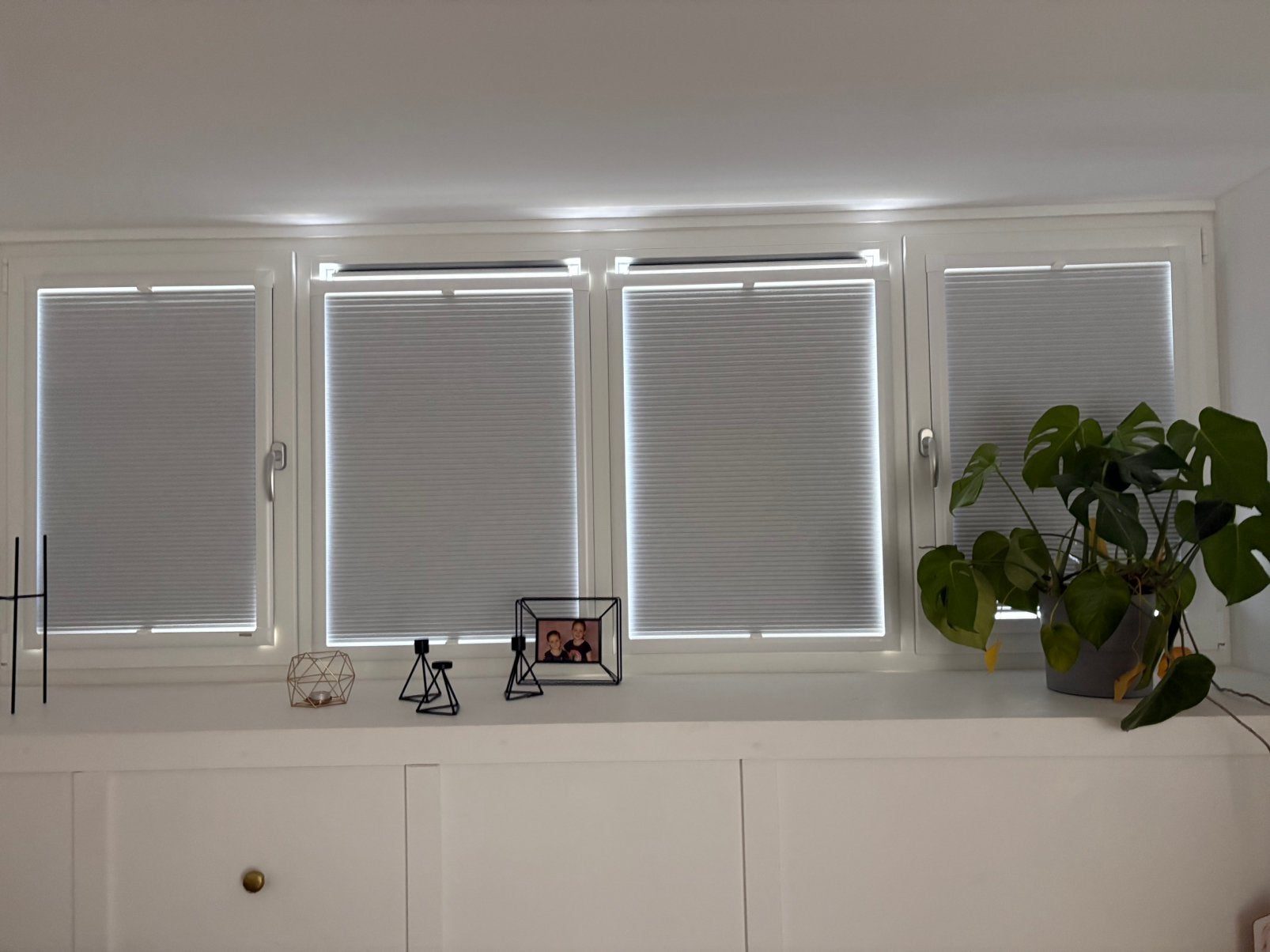 Tuiss verduisterende plisse easy fix, Ophalen, Nieuw, Wit