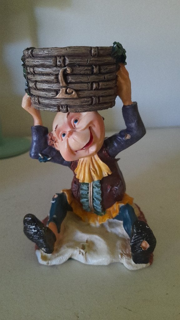 Efteling Laaf waxinelichtjeshouder, Ophalen of Verzenden, Gebruikt, Beeldje of Poppetje